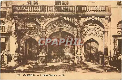 Cartes postales Cambrai l'Hotel Fenelon