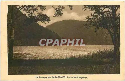 Ansichtskarte AK Environs de Gerardmer Le lac de Longemer