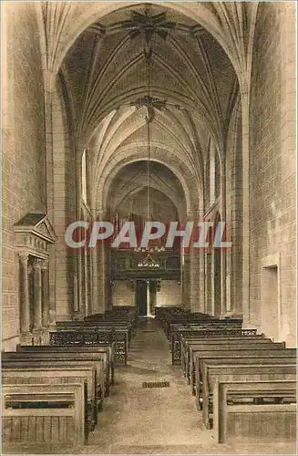 Ansichtskarte AK Solesmes Nef de l'Eglise Abbatiale