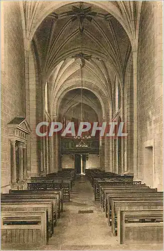 Cartes postales Solesmes Nef de l'Eglise Abbatiale