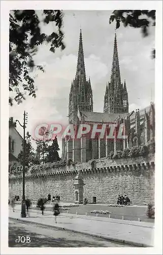 Cartes postales Quimper Finistere La Cathedrale et les Fortifications