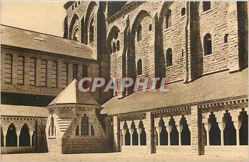Cartes postales L'Abbaye de Solesmes Le nouveau Cloitre et la Bibliotheque