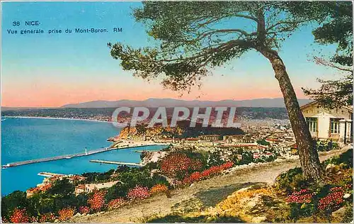 Cartes postales Nice vue generale prise du Mont Boron