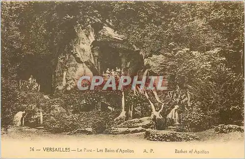 Cartes postales Versailles Le Parc Les Bains d'Appollon