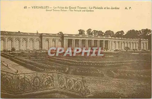 Ansichtskarte AK Versailles Le Palais du Grand Trianon Le Peristyle et les Jardins