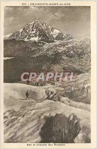 Cartes postales Chamonix Mont Blanc sur le Glacier des Bossons