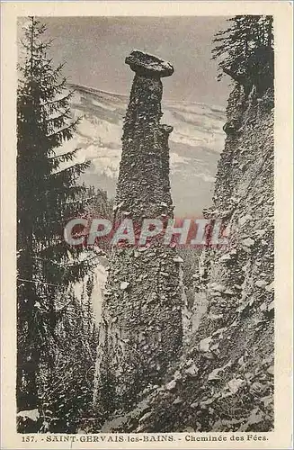 Cartes postales Saint Gervais les Bains Cheminee des Fees