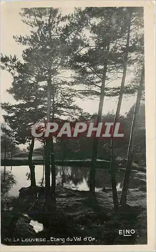 Cartes postales La Louvesc Etang du Val d'Or