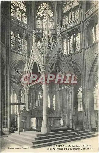 Cartes postales Nevers Cathedrale St Cyr Maitre Autel du Sculpteur Gautherin