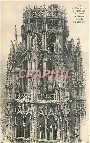 Ansichtskarte AK La Cathedrale de Rouen La Tour de Beurre