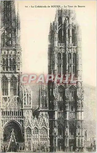 Ansichtskarte AK La Cathedrale de Rouen La Tour de Beurre