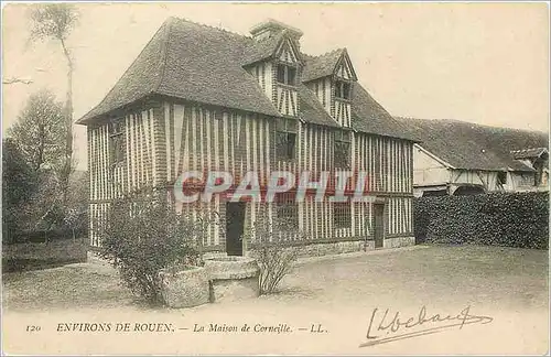 Cartes postales Environs de Rouen La Maison de Corneille