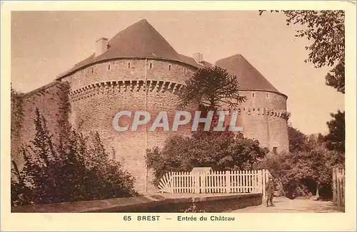 Cartes postales Brest Entree du Chateau