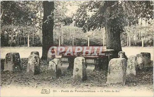 Ansichtskarte AK Foret de Fontainebleau La Table du Roi