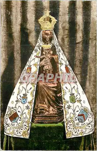 Cartes postales Liesse Aisne La Statue de Notre Dame de Liesse recouronnee