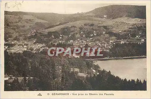 Cartes postales Gerardmer Vue prise du Chemin des Fourmis