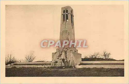 Cartes postales Vauquois Monument eleve a la memoire des Poilus