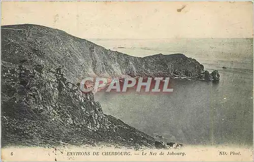 Ansichtskarte AK Environs de Cherbourg Le Nez de Jobourg