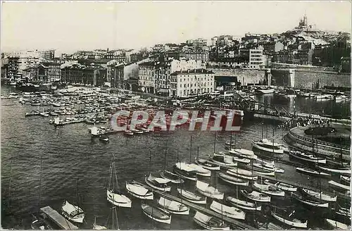 Cartes postales moderne Marseille Le Quai de Rive Neuve Bateaux