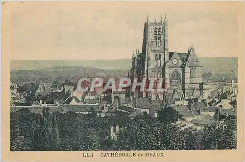 Cartes postales Cathedrale de Meaux