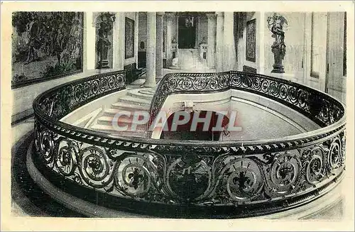 Cartes postales Chantilly Le Chateau Rampe de l'Escalier d'Honneur