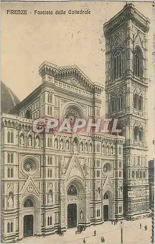 Cartes postales Firenze Facciala della Cathedrale