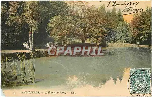 Cartes postales Plombieres L'Etang du Parc