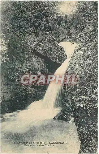 Cartes postales Environs de Grenoble Sassenage Cascade du Gouffre Bleu