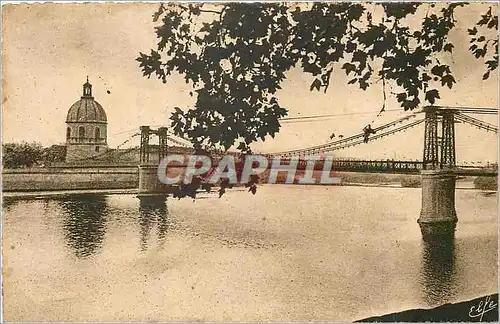 Ansichtskarte AK Toulouse Le Nouveau Pont St Pierre et le Dome de la Grave