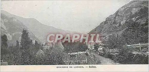 Ansichtskarte AK Environs de Luchon Salles