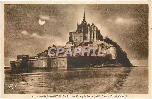 Cartes postales Mont Saint Michel Vue generale