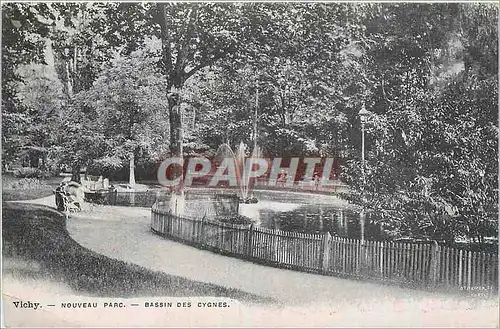 Ansichtskarte AK Vichy Nouveau Parc Bassin des Cygnes