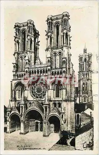 Cartes postales Laon La Cathedrale