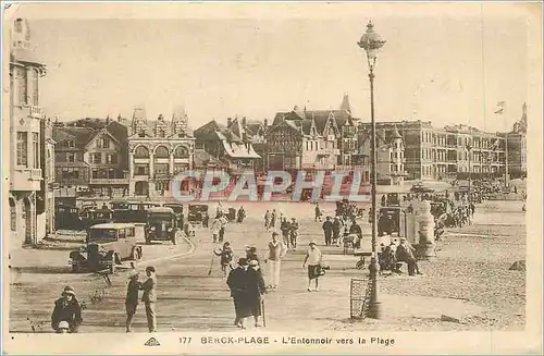 Ansichtskarte AK Berck Plage L'entonnoir vers la Plage