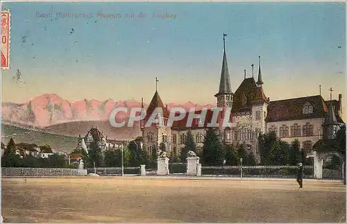 Cartes postales Bern Historiches Museum mit der Jungfrau