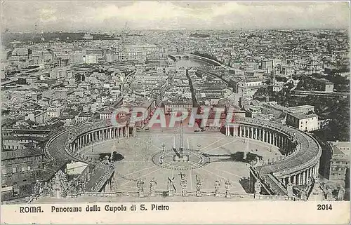 Ansichtskarte AK Roma Panorama dalla Cupola di S Pietro