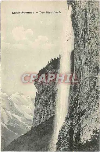 Cartes postales Lauterbrunnen Der Staubbach