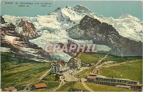 Cartes postales Scheidegg und Jungfrau