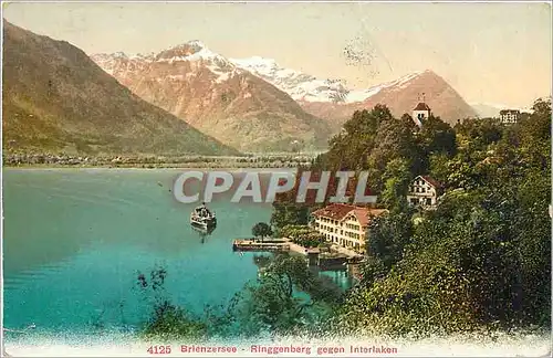 Cartes postales Brienzersee Ringgenberg gegen Interlaken