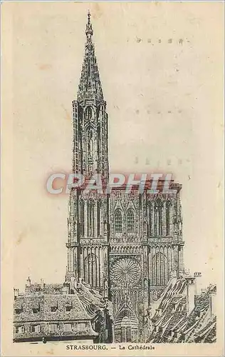 Cartes postales Strasbourg La Cathedrale