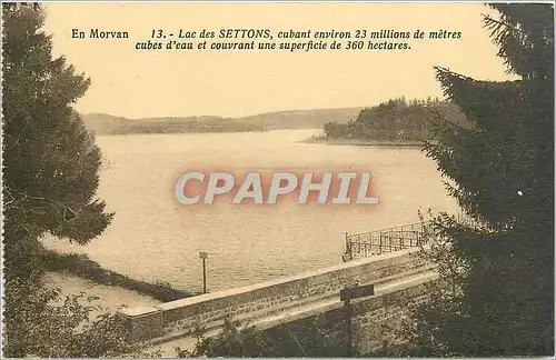 Cartes postales En Morvan Lac des Settons