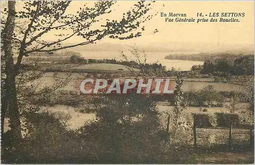 Cartes postales En Morvan les Settons Vue Generale prise des Rouelles