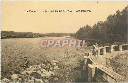 Cartes postales En Morvan Lac des Settons Les Rochers