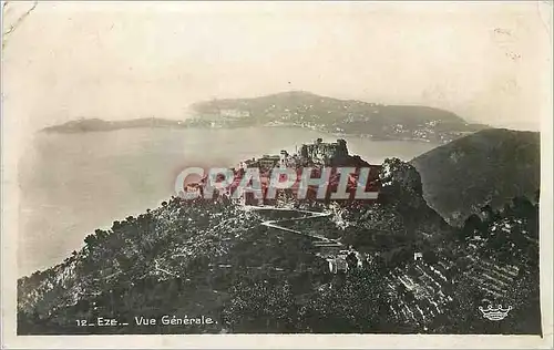 Cartes postales Eze Vue generale