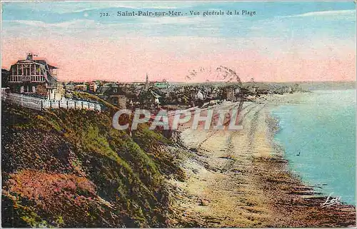 Cartes postales Saint Pair sur Mer Vue generale de la Plage
