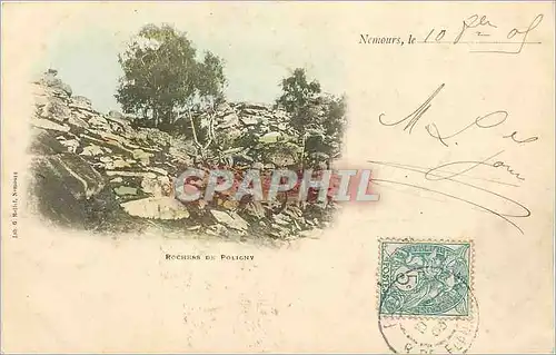 Cartes postales Nemours Rochers de Poligny