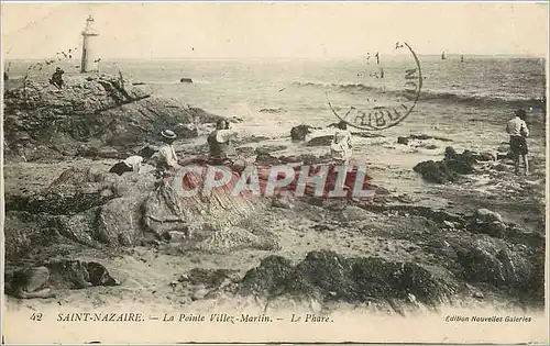 Ansichtskarte AK Saint Nazaire La Pointe Villez Martin Le Phare