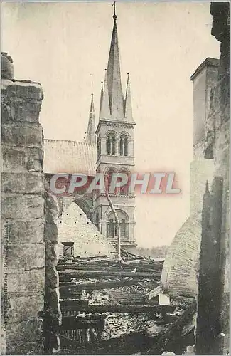 Cartes postales Reims dans ses annees de bombardement