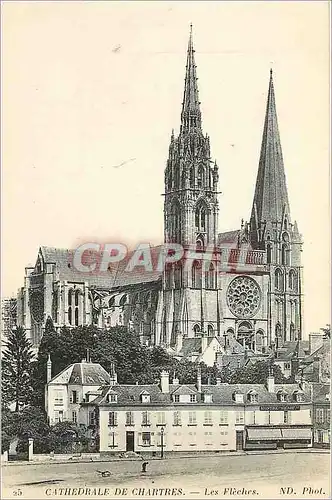 Ansichtskarte AK Cathedrale de Chartres Les Fleches