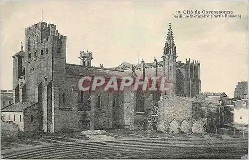 Cartes postales Cite de Carcassonne Basilique St Nazaire Partie Romane